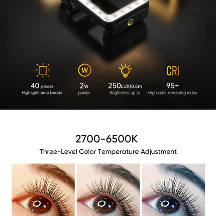 Apexel Macro Lens 4K HD Portable Micro Lens With LED Fill Light Phone Photography Lente Attachment Vlog Video Recording