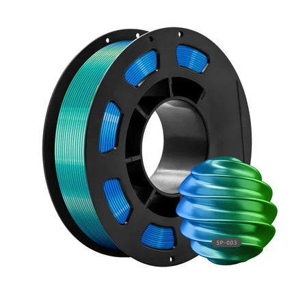 Dual-color PLA Silk 200g 3D Printing Materials 1.75mm 3D Printer Filament for FDM Non-toxic Vacuum Packaging Eco-Friendly