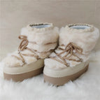 beige platform / 39-40(24.5-25cm)