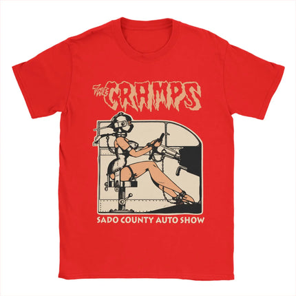 Women's Men's The Cramps Psychobilly Music T Shirt Clothes Novelty Short Sleeve Crewneck Tee Shirt Graphic Printed T-Shirts