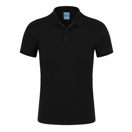 POLO shirt Men's Solid Color Short Sleeved top Team Clothing Customization Red Orange and Other Colors Customization