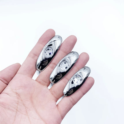 1pcs, Metal dildo anal plug, gem base butt plug, outdoor wear anchor close-fitting design, male and female masturbators, adult s