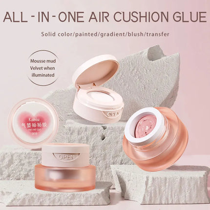 Kaniu 1pc Nail Polish Glue Pink Color Nail Art Air Cushion Patting Glue High Saturation Gypsum Painting Glue For DIY Home Salon