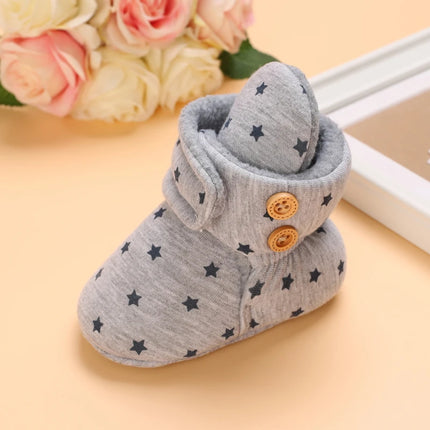 0-18M  Boots For Newborn Baby Girl Snow Boots Winter Thermal Shoes Plush Ankle Boots Winter Baby Boys And Girls Thermal Shoes