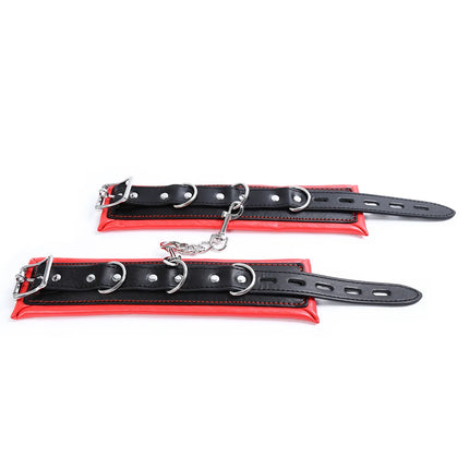 Sex Toy Kit of Erotic Adults Toys Handcuffs Ankle Cuffs Collar Sex Toys for Woman BDSM Sex Bondage Set Adults Games Sex Products