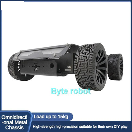 15Kg Load Rubber Wheel Robot Car Metal RC Tank Chassis For Arduino Raspberry Pi DIY Kit with Motor Ps2 Handle Programmable Robot