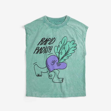 2026 New Spring Summer Children's Costumes Cartoon T Shirts Top Korean Baby Boys Girls Cotton Short Sleeve Shirt Top Clothings