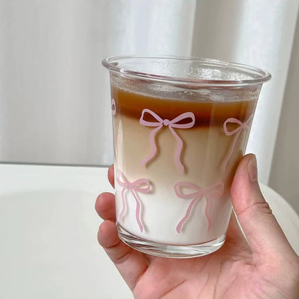 Transparent Glass Cup Exquisite Heat-resistant Tumbler Tea Juice Milk Coffee Mug Water Glasses Stripe Mug Drinkware 350ml-865ml