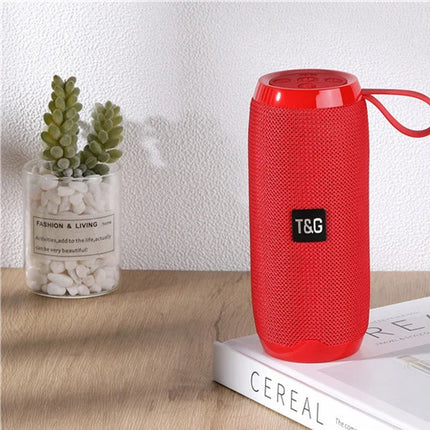 TG106A Audio Bluetooth Heavy Bass Speaker Outdoor Portable Fabric Speaker Mini TF Card Subwoofer AUX USB Stereo Bass Loud Speake
