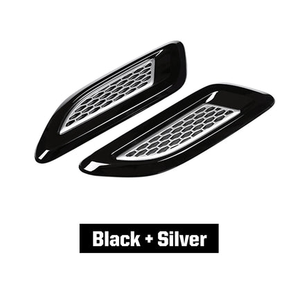 2Pcs/Set Car Exterior Hood Air Vent Outlet Wing Cover Trim for Land Rover Range Rover Sport Evoque Discovery 4 Freelander 2