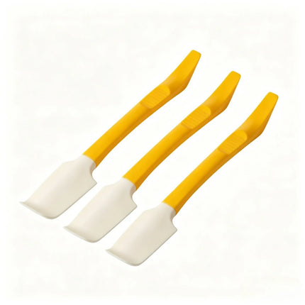 Silicone Jam Spatula with Can Opener End Multi Purpose Spreaders for Jar Peanut Butter Jelly Chocolate Spreader Mixing Scraper