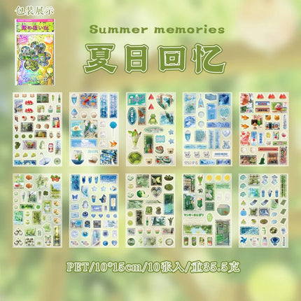 Kawaii Japanese ancient Showa style die-cutting sticker book background decoration material DIY scrapbook student birthday gift