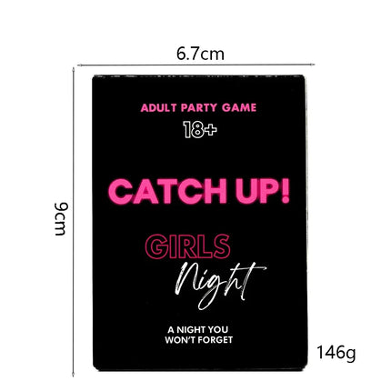 Catch Up Girls Night Card Game Party Game Spicy Thought Provoking Conversation Starters for Fun Girls Nights Party