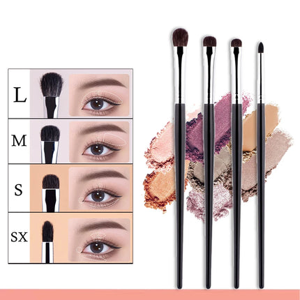 Natural Goat Hair Pro Eyeshadow Brush Allover Smudge Blending Brush Copper Tube Professional Makeup Brushes Beauty Tools