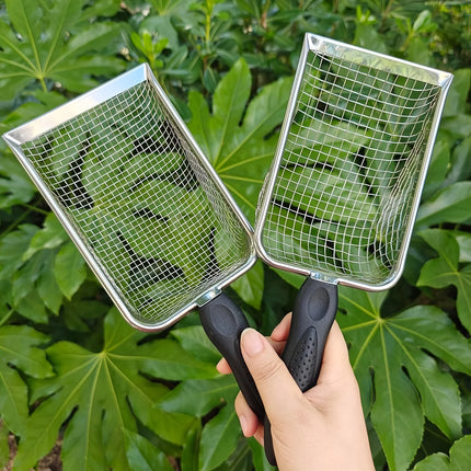 Gardening Soil Sifter Pack of 2 with Handle 3.8mm/5mm Mesh for Sand Compost Rocks Dirt Ideal for Garden Sifting Shovel Work