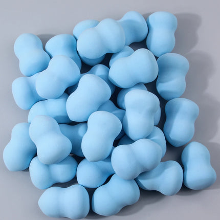 30Pcs Makeup Beauty Tools Set for Face, Large Sky Blue Makeup Sponge, Soft Sponge Puff,Friendly Face Cosmetic Applicators