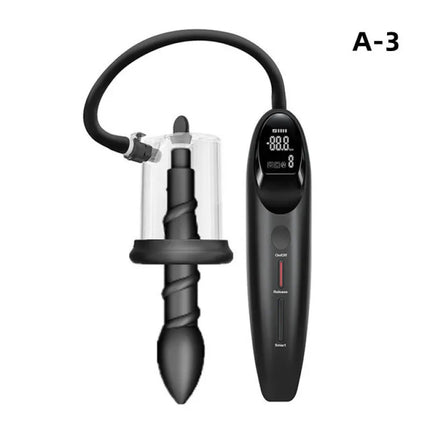 Smart Vacuum Pump Sucking Anal Plug Female Prostate Massage Stimulator Buttplug Male Masturbator Adult Sex Toys For Man Women