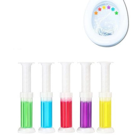 1PC Toilet Cleaner Gel Fresh Flower Toilet Gel Stamp Stops Limescale and Stains with Air Freshening Scent Deodorizing Clean