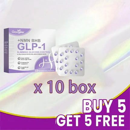 GLP-1 32 PCS Weight loss Fast thinning no rebound Product GLP-1 and NAD+ for Promote Intestinal Digestion - unisex