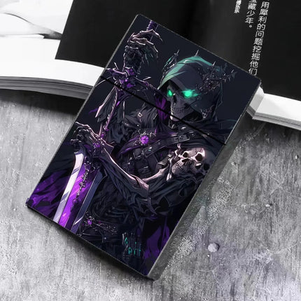 Scary Style For 8mm Plastic Cigarette Box 20Pcs Big capacity Ghost Skull Cigarette case Halloween Decoration Smoking Tools