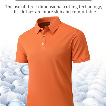 Men's Summer Solid Color Polo Shirt 13 Colors Available Upgraded Fabric Casual Sportswear Top Perfect for Business