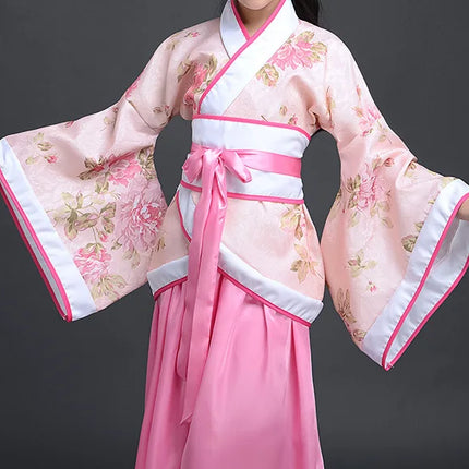 Autumn Two-piece Set Kids Hanfu Cosplay Tang Girl Suit Dance Costume Baby Outfits Ancient Girls Clothing Hanfu Children Suits