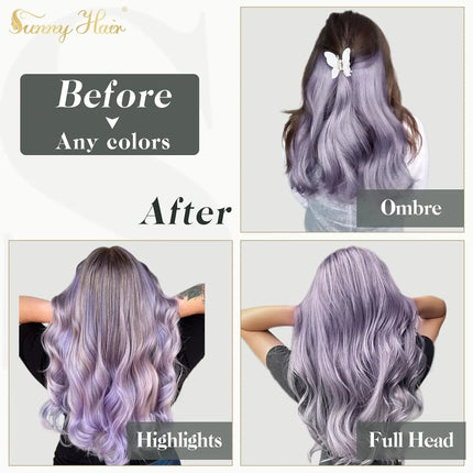 VeSunny Tape in Hair Extensions Human Hair Balayage Color Real Natural Hair Skin Weft Straight Seamless Remy Hair Extensions