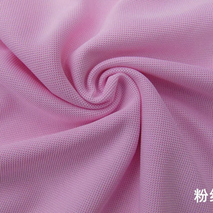 Pure Pique Fabric Classic Comfort Mesh Spring Summer Collar Polo T-Shirt Breathable Designer Knit Clothing DIY Material