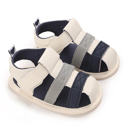 0-18 months cute baby shoes summer small fresh blue bow princess shoes sandals soft and comfortable soles slip walking shoes