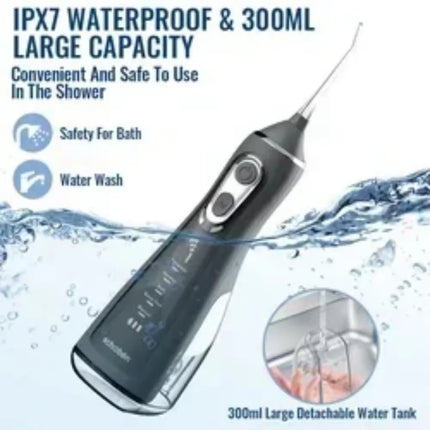 Electric Oral Irrigator Portabal Intelligent Water Flosser 5-speed Adjustment Waterproof Teeth Cleaner Mouth Washing Machine