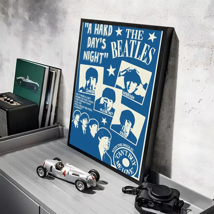 Band The B-Beatles Poster Stickers HD Waterproof Painting Wall Art for Bedroom Living Room Home Decor Decoration Gift