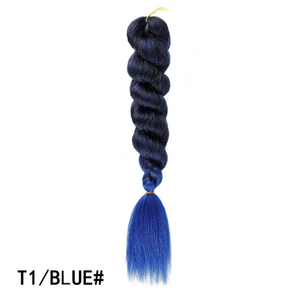 24Inch Ombre Synthetic Braiding Hair Extensions Jumbo Braids Hair for Women Crochet Braids Hair for African Hair Styling