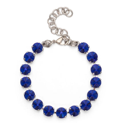 New Design Hot Deal Crystal Charms Bracelets For Women Claw Drill Set Colorful Crystal Bracelets Lobster Clasp  Link Chain