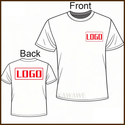 For man Text here Fashionable summer t shirt Custom Design Here Short Sleeve Daily Wear Tailor-made Oneck Rock tees Personalized