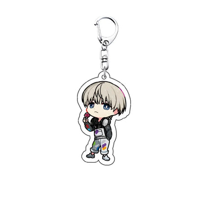 Anime WIND BREAKER 6cm acrylic Keychain key chain big stand brand Sakura-harusugita Keitaro  decoration key ring Gift