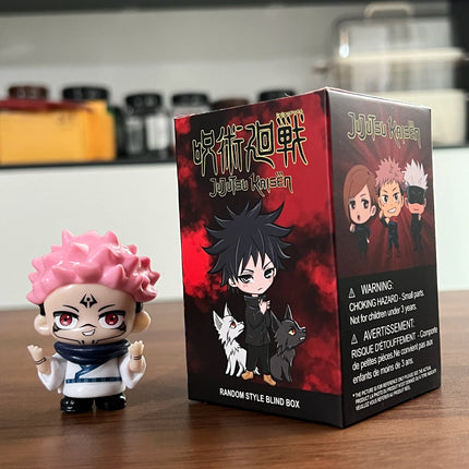 2026 new Anime Kaisen Figure Q Version Satoru Gojo Itadori Yuji Fushiguro Megumi Kugisaki Model Car Decora Blind Box Gift Toy