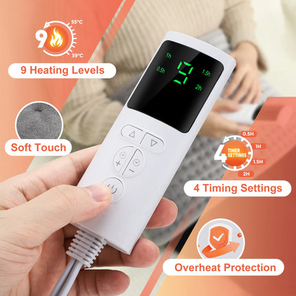 Electric Heating Pads for Cramps Winter Heater Mat For Office Sofa Beds Waist Back Warmer Blankets Camping 110V 220V Washable