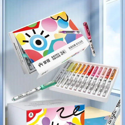 GRASP 120/1 Colors Acrylic Marker Pens Waterproof Pen Soft Brush Nib Student Art for Glass Stone Art School Supplies Stationery