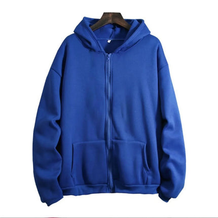 Loose Hoodie Women's Autumn Winter Large Size Zipper Open Cardigan Top Comfortable Breathable Streetwear Style Casual Sweatshirt