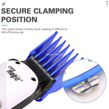 Universal Hair Clipper Guards Barber Trimmer Attachment Limit Combs Professional Barber Accessories Replacement Set Limit Combs