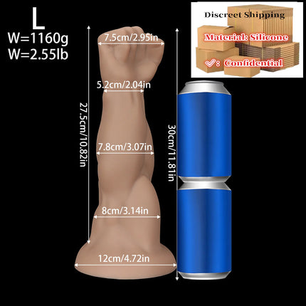 NEW Huge Anal Plug Thick Arm Buttplug Silicone Suction Cup Veins Texture Palm Dildo Adult Sex Toy For Women Gay Masturbation성인용품
