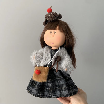 24cm Doll Clothes & Shoes Kit For 24cm Spanish Mia Cute Dress Up Girl Changeable Clothes For Collectors (Doll Not Included)