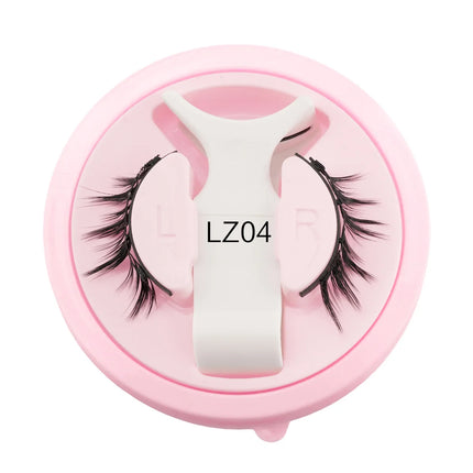 Lanjinglin Magnetic Eyelashes 1 Pair Natural Faux Mink Lashes Reusable False Eyelashes Tweezer Set Eyelash Extension Makeup Tool