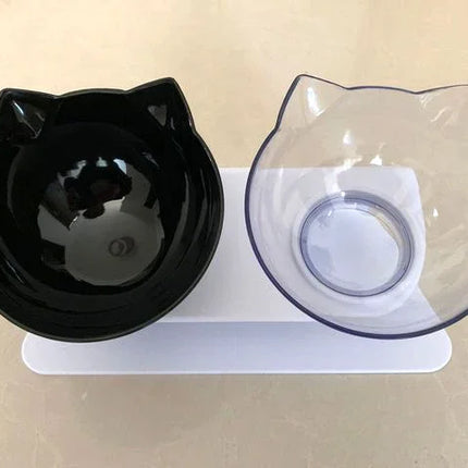 Non-Slip Double Cat Bowl Dog Bowl With Stand Pet Feeding Cat Water Bowl For Cats Food Pet Bowls For Dogs Feeder Product Supplies