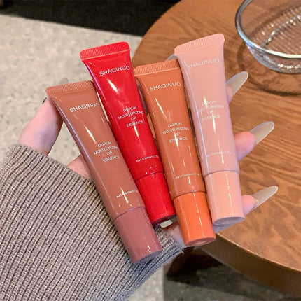 Lip Glowy Lightweight Hydration Balm Shea Butter Glaze Craze Tinted Polypeptide Lip Gloss Serum Fruit Donut Lip Oil Care