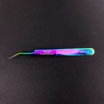 100% Original VETUS Tweezers MCS Series New Style Premium Eyelashes Tweezers Super Fine Tip Improve for 3D 6D Lashes Extensions