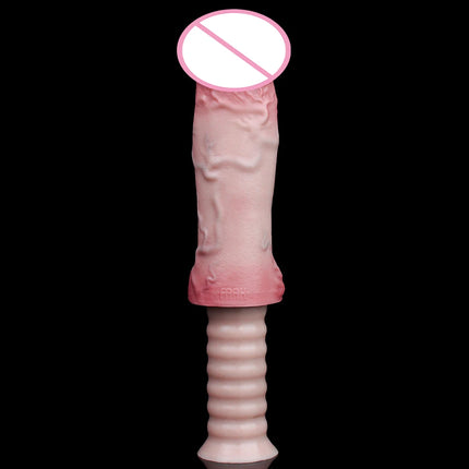 SXXY Soft Double Layer Dildo With Handle Silicone Skin Touch Handle Butt Plug Long Male Female Masturbator Sex Toys Sexshop