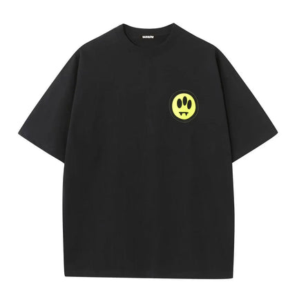 2026 Summer 100% Cotton T-Shirt for Men and Women with Round Neck Casual High-Quality Clothing Lettered Design barrow Printed