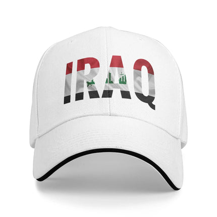 Women Men Iraq Flag Iraqi Outdoor Hat  Trucker Cap Casual Baseball Cap Snapback Hats