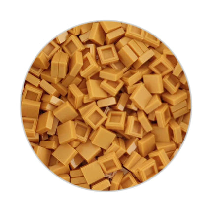 200/330/660pcs MOC Pixel Particles Plate Smooth 1x1 DIY Building Blocks Flat Square Bricks Halloween Christmas Children Toy 3070